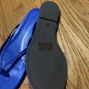 Blue sandals